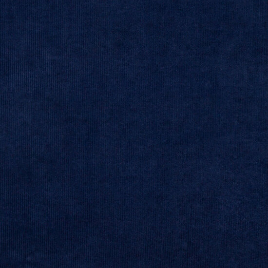 Nicky Velours - Uni Rib - Donkerblauw