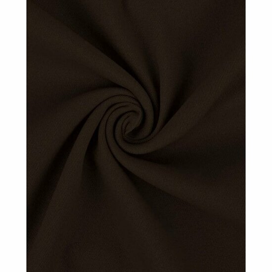 Katoen Twill Stretch - Uni - Bruin
