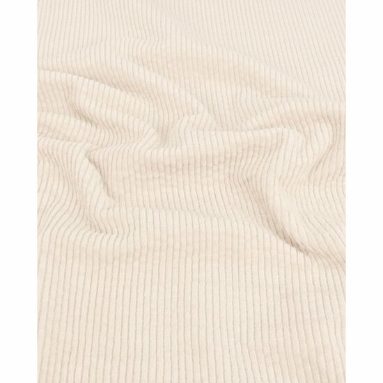 Ribfluweel Stretch - Uni - Ecru