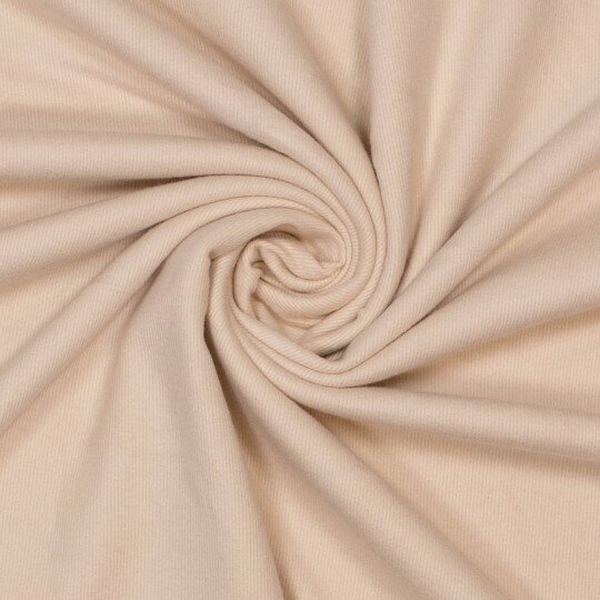 Rib Jersey - Uni Brushed - Creme