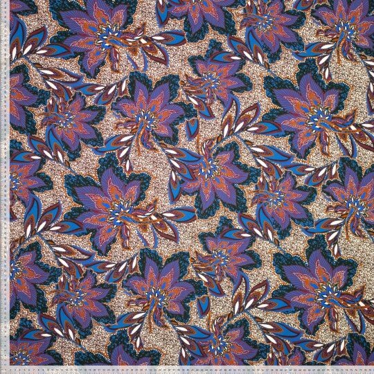 Viscose - Flower - Multicolor