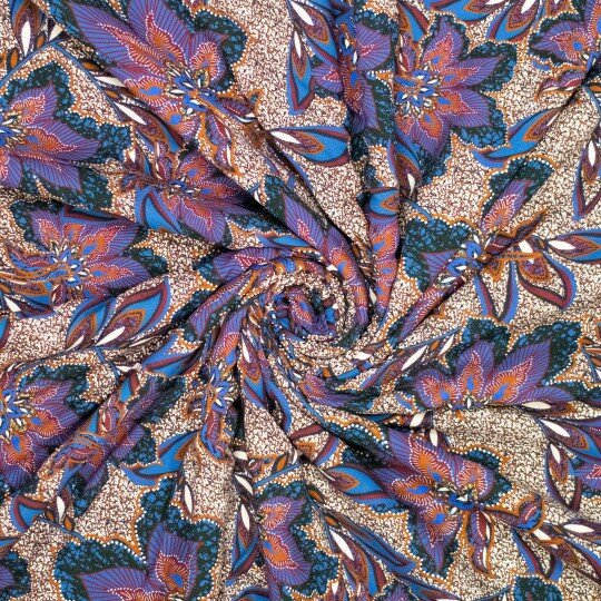 Viscose - Flower - Multicolor