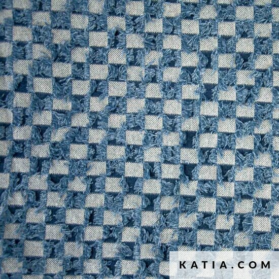 Jeans - Chess Board - Blauw