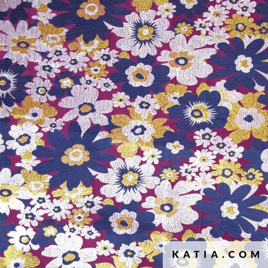 Jacquard - Brocade - Paars