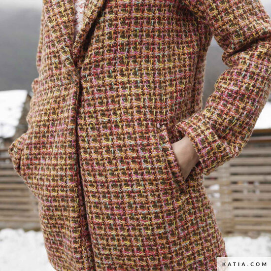 Mantelstof - Brooklyn - Multicolor