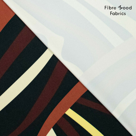 Travelstof - Tribal Stripes - Rood-Blauw