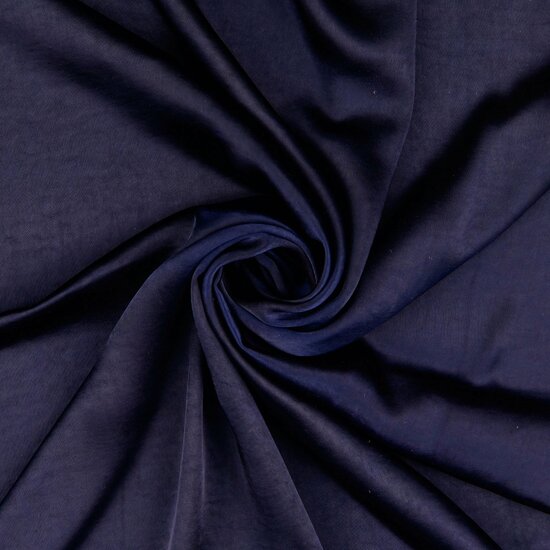 Satijn Stretch - Uni - Navy