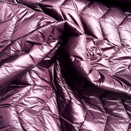 Matelass&eacute; - Uni - Aubergine