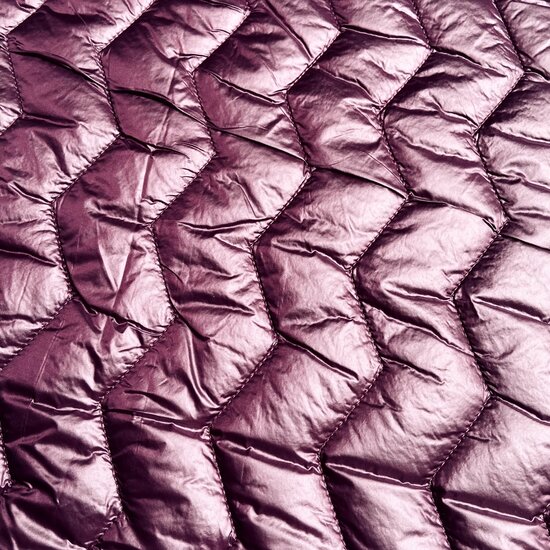 Matelass&eacute; - Uni - Aubergine