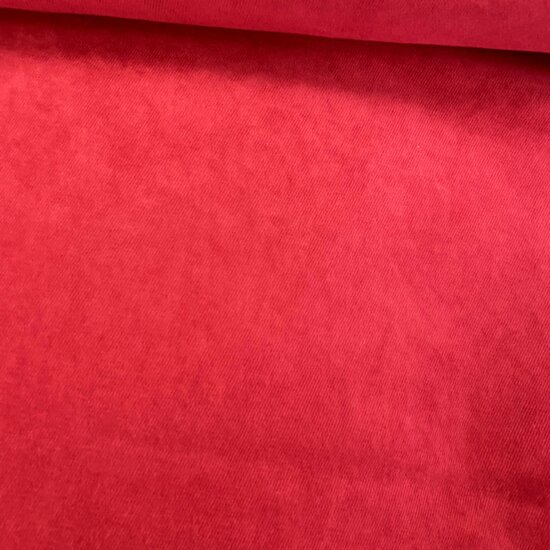 Velvet Twill - Uni - Rood