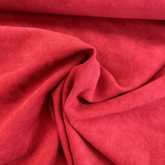 Velvet Twill - Uni - Rood