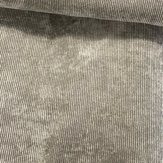 Ribfluweel Stretch - Uni - Kaki