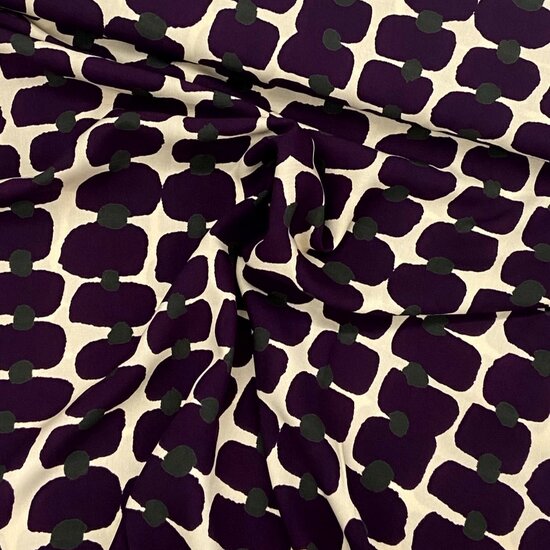Viscose - Abstract - Bordeaux
