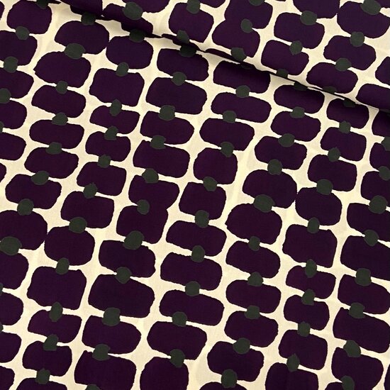 Viscose - Abstract - Bordeaux