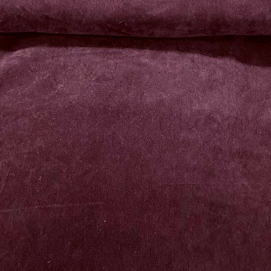 Coupon 0.9m - Velvet Twill - Uni - Aubergine