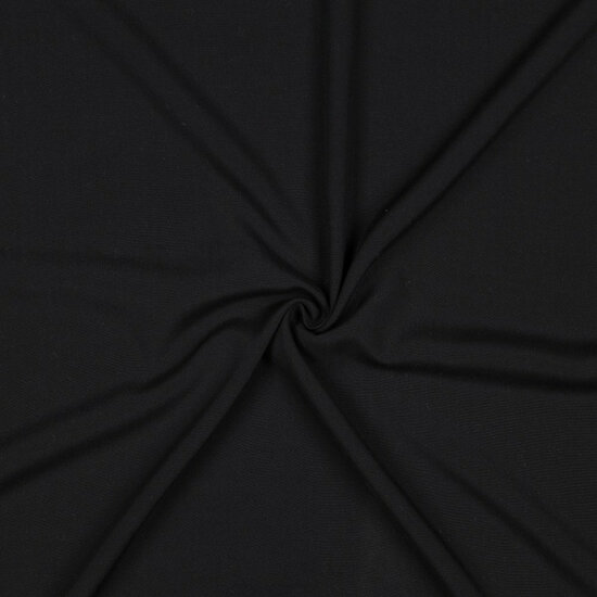 Viscose - Uni - Zwart