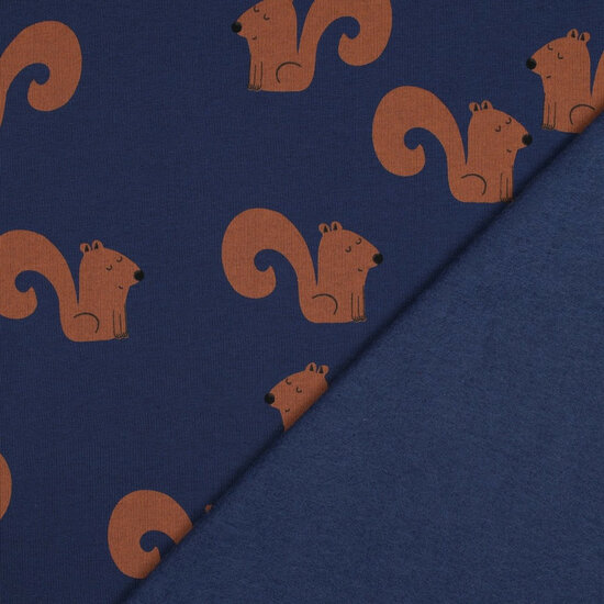 Heavy Sweat - Squirrels - Jeansblauw