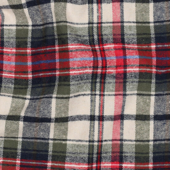 Katoen - Yarn Dyed Brushed Checks - Pickle