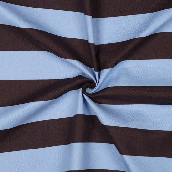 Canvas - Stripes - Lichtblauw - Donkerpaars