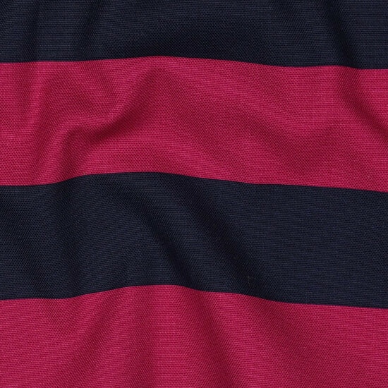 Canvas - Stripes - Fuchsia - Navy