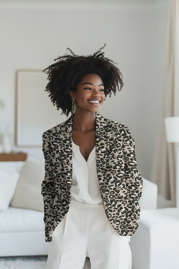 Jacquard - Animal Skin - Beige