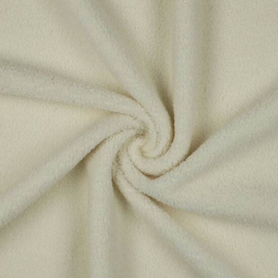 Teddy met Fleece - Uni - Ecru