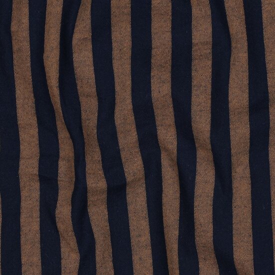 Katoen - Yarn Dyed Stripes - Navy