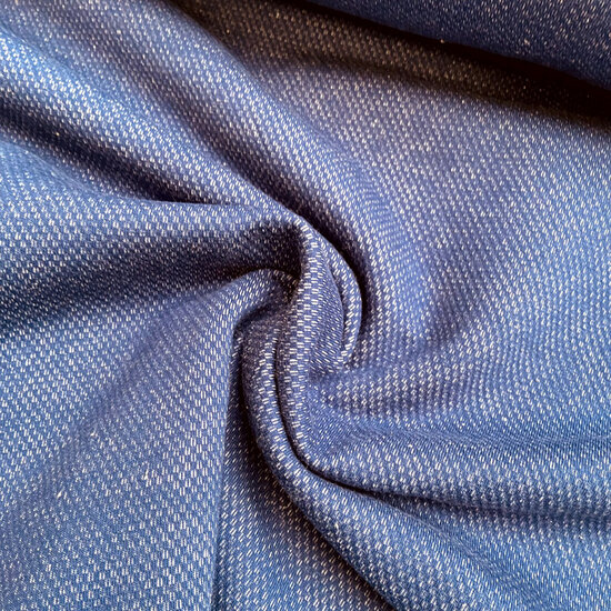 Jacquard Heavy Sweat Brushed - Uni - Blauw
