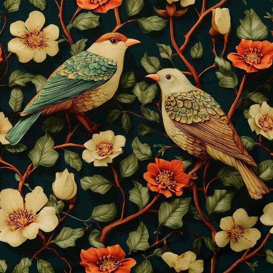 Sweat - Flowers and Birds - Petrol
