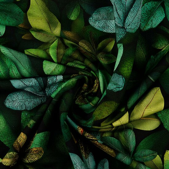 Sweat - Leaves - Donkergroen