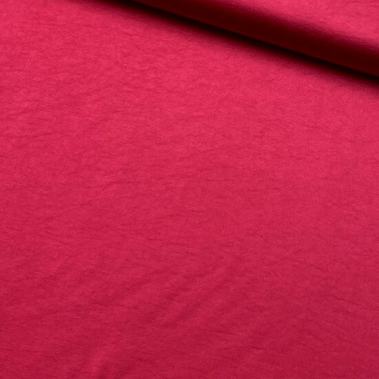 Viscose Satijn - Uni - Fuchsia