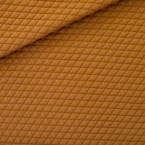 Matelassé Piqué Tricot - Uni - Wegedoornbruin