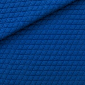Matelassé Piqué Tricot - Uni - Surf The Web Blauw