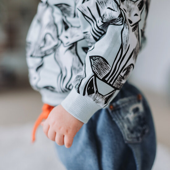 Boordstof - Uni Rib - Babyblauw