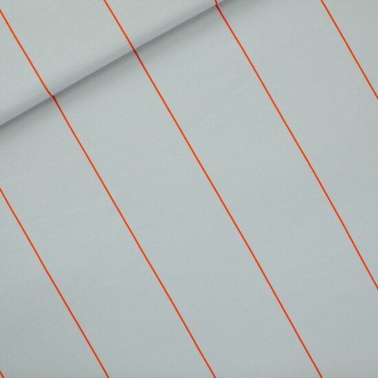 French Terry - Verticals N - Babyblauw
