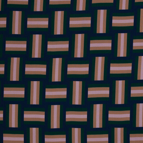 Viscose - Geoluxe Braid - Groen, Blauw