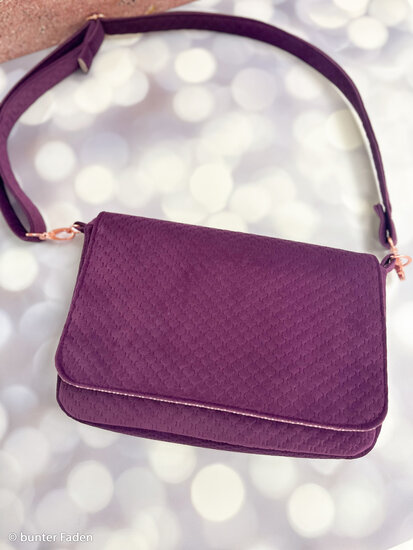 Fluweel Deco - Uni - Aubergine