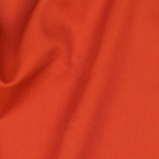 Katoen Twill - Uni - Roest