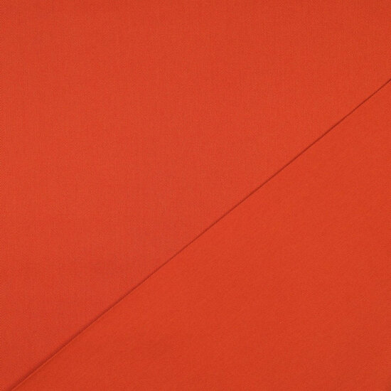 Katoen Twill - Uni - Roest