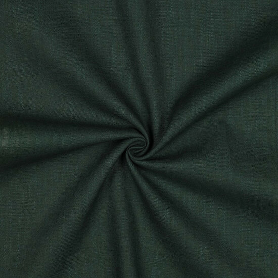 Linnen - Uni Washed - Donkergroen
