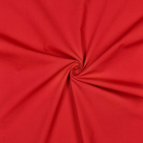 Katoen - Uni - Donkerrood