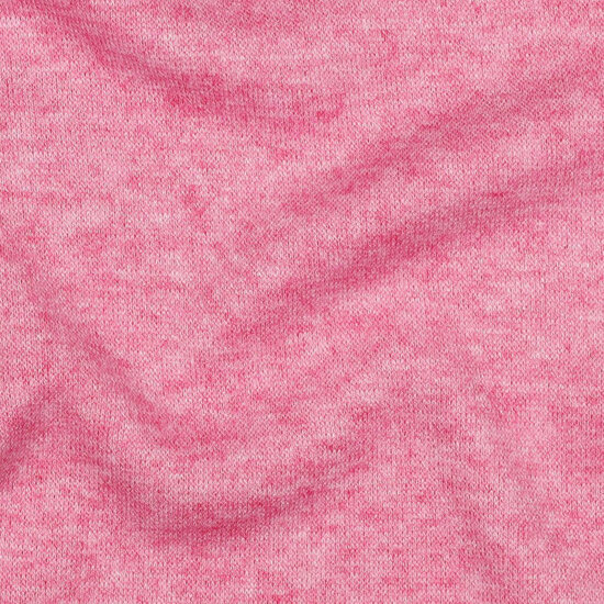Gebreid - Uni - Gemeleerd Roze