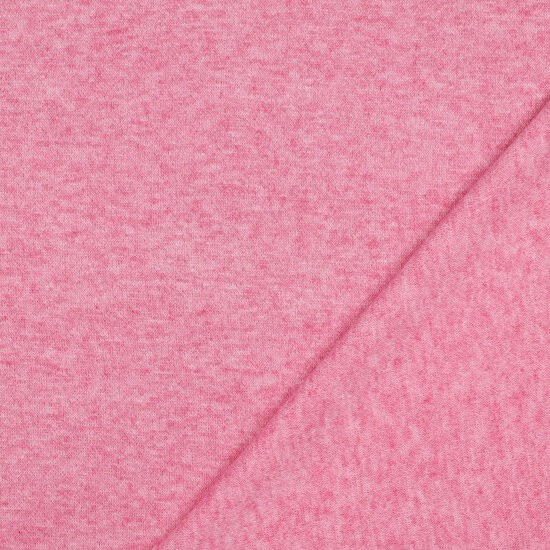 Gebreid - Uni - Gemeleerd Roze