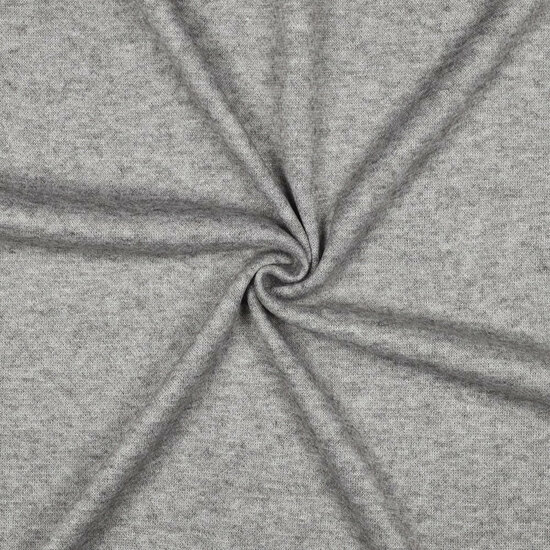 Gebreid - Uni - Gemeleerd Anthraciet