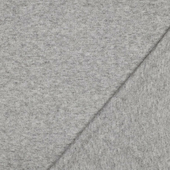 Gebreid - Uni - Gemeleerd Anthraciet