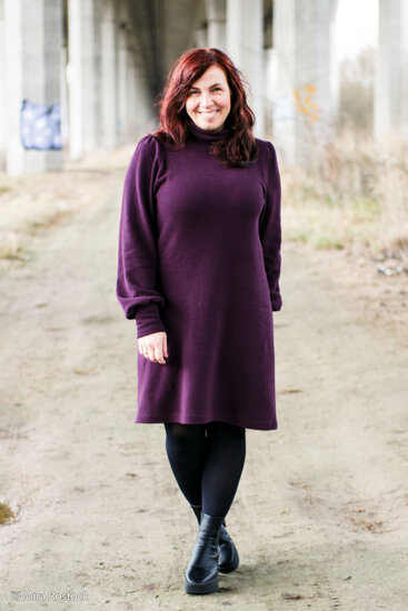 Gebreid - Uni - Aubergine