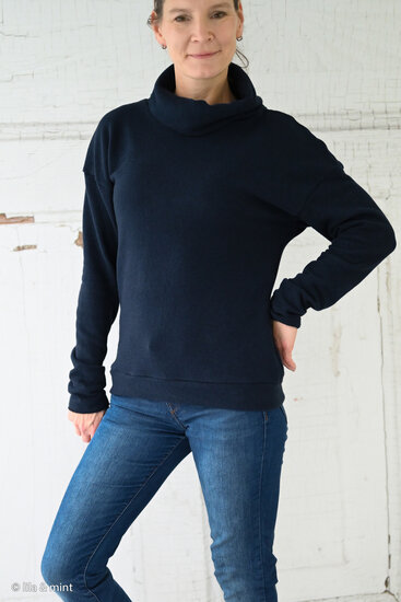 Gebreid - Uni - Navy