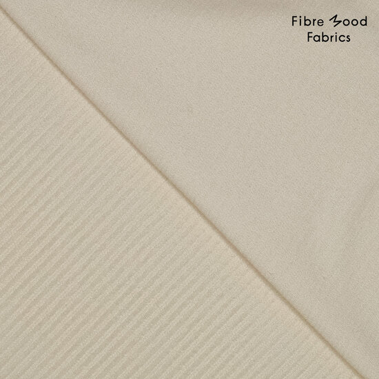 Ribfluweel - Uni - Ecru