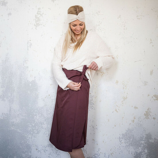 Trench Coat - Uni - Bordeaux