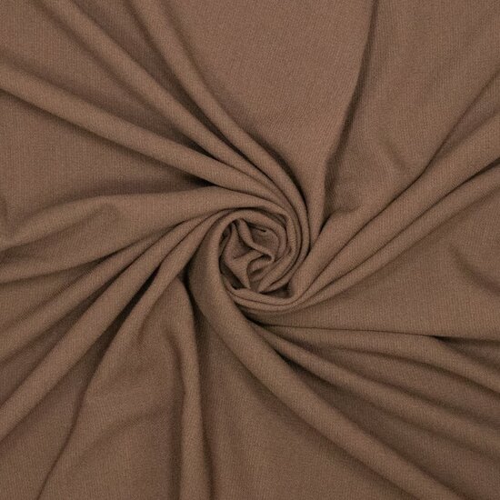 Crepe - Uni - Donkerbruin